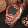 Top Luxury Full Bamboo Wood Quartz Watch Mens Hollow Analog Handmade Bracelet Sports Wristwatch Male Simple reloj de hombre 2017