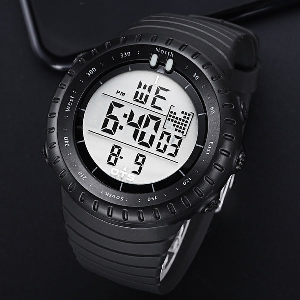 OTS Luxury Brand Military Digital Watch Men Sports Watches 50M Waterproof Swimming Outdoor Climbing Wristwatch relogio masculino