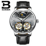 Switzerland watches men luxury brand BINGER sapphire Water Resistant toubillon full steel Mechanical Wristwatches B-8607M-4