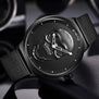 GIMTO Cool Skull Men Watch Luxury Brand Quartz Creative Clock Steel Black Military Female Male Wrist Watches relogio masculino