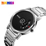 SKMEI Simple Style Fashion Men Quartz Watch Luxury Creative Steel Band Waterproof Casual Men's Watches Relogio Masculino