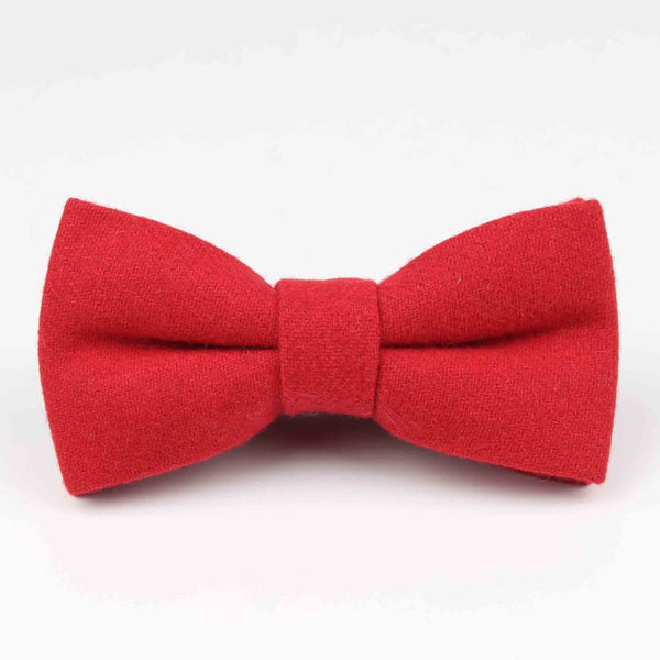 Mens Formal Wear Thick Business Bowtie Butterfly Men Dick Solid Color Wool Cravat Unisex England Style Bow Tie