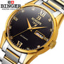 Binger Luxury Watch Men Automatic Watch Calendar High Quality Man Watches Sapphire Crystal Wristwatch Retro Relogios Masculino