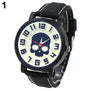 2015 Fashion Sports Men's Silicone Skull Punk Quartz Wrist Watch Wristwatch