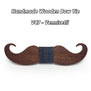 Mahoosive novelty neckties Handmade mustache Wooden bow tie men bowtie mens neck ties factory wholesale free shipping