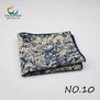 Genuine Yiyanyang Cotton Floral Pocket Square 9.05 Inch Camo Color Polyester Paisley Handkerchief Tie For Men Gift Gentle Hanky