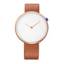 European Minimalist Style Watch Simple Personality Big Dial Neutral Wristwatch Leather Strap Waterproof Quartz Watch clock gift