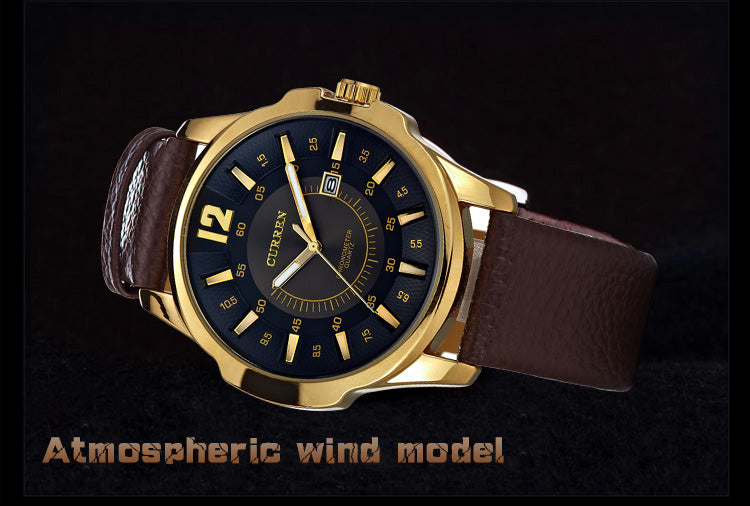 CURREN Gold Man Watch 2017 Men Watches Top Brand Luxury Famous Military Male Wristwatch Mens Clock Man Hodinky Relogio Masculino