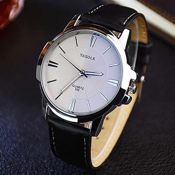 YAZOLE Quartz Watch Men Top Brand Luxury Famous 2017 Wristwatch Male Clock Wrist Watch Business Quartz-watch Relogio Masculino