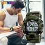 SKMEI Fashion Camo Digital Watch Men Chronograph Sport Army Green Watch Military Camouflage LED Wristwatch 50M Waterproof 1019