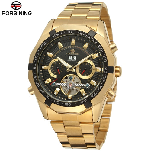 2017 New Fashion Forsining Tourbillon Watches Men Automatic Watches Men Stainless Steel Mechanical Watch Relogio Masculino