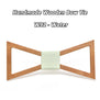 Mahoosive Brand Christmas Gift Fashion Handmade Wood Bow ties Bowtie Butterfly Gravata Ties For Men Geometric Wooden bow tie