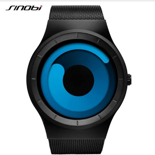 SINOBI Wrist Watch Men Luxury Creative Watches Men Watch Fashion Aurora Men's Watch Clock kol saati montre homme erkek kol saati