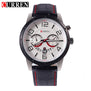 CURREN Top Brand Luxury Watches Male Fashion Casual Quartz Watch Leather Strap Men Sports Wristwatch Man 8140