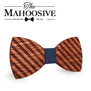 Mahoosive Etching Wood Bow Ties for Mens Wedding Suits Wooden Bow Tie Butterfly Shape Bowknots Gravatas Slim Cravat