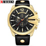 CURREN Men's Top Brand Luxury Quartz Watches Men's Sports Quartz-Watch Military Male Clock Fashion Gold Clock 8176 Drop shipping