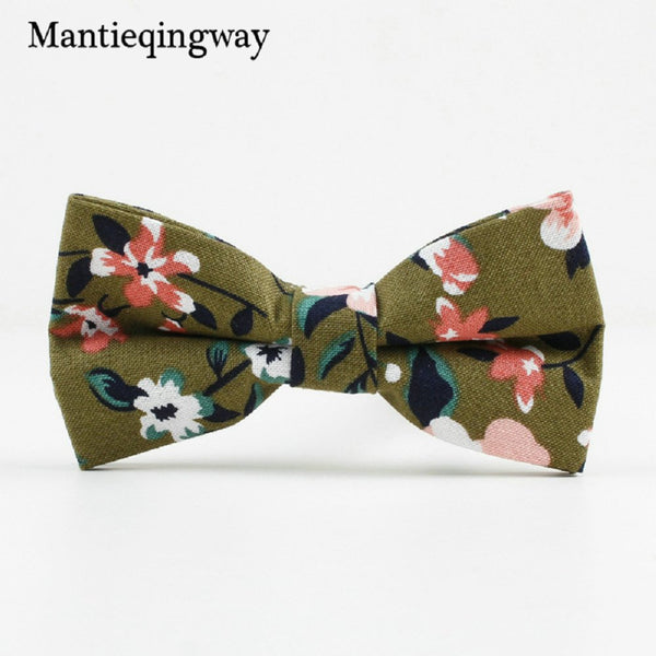 Mantieqingway Fashion Mens Wedding Floral Bowtie Formal Business Bow Tie Bowkont For Men Gravata Borboleta of Vestidos Corbatas