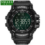 SMAEL Luxury Brand Smart Watch Men With BT Call/ SMS /Twitter/ Facebook/ Whatsapp/ Skype Reminder Sports Steps Counting Watch