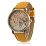 2016 New Cowboy strap Map Watch By Plane Watches Denim Fabric Quartz Watch 7 color for Women Men watches