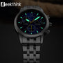 GEEKTHINK 2018 New Men's Watches Fashion Classic Clock Male Stainless steel Relogio Masculino Top Luxury Brand Wristwatch Male