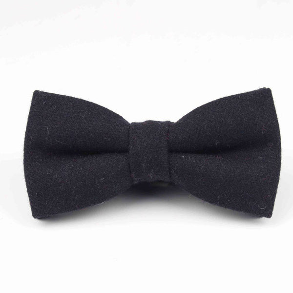 Mens Formal Wear Thick Business Bowtie Butterfly Men Dick Solid Color Wool Cravat Unisex England Style Bow Tie