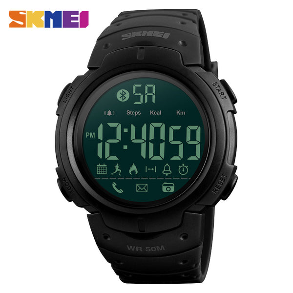 SKMEI Fashion Smart Watch Men Calorie Pedometer Bluetooth Watches Remote Camera Waterproof Wristwatches Clock Relogio Masculino