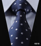 TF2005B8 Blue Floral Paisley 3.4" 100% Silk Jacquard Woven Classic Man's Tie Necktie