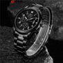Calendar Function Watches Brand OUKESHI New Arrival Business Men Stainless Steel Quartz Wristwatches Relogio Masculino OKS27