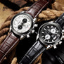 MEGIR Luxury Brand Military Watches Men Quartz Chronograph 6 Hands Leather Clock Man Sports Army Wrist Watch Relogios Masculino