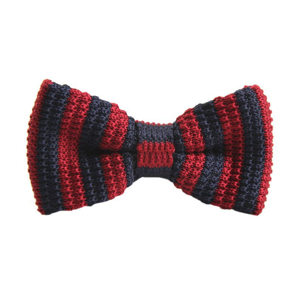 New Arrival Men's Bowtie Striped Bowtie Knit Tie Knitted Pre Tied Bow Tie Woven Bowtie Tie 20 Styles