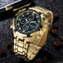 Amuda Mens Sport Watch Led Gold Big Face Quartz-Watch Men Waterproof Wrist Watch Male Watches Clock Relogio Masculino