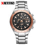 Curren Watches Brand Luxury Business Watches For Mens Stainless Steel Clock Analog Quartz Watch Men Waterproof Sport Wristwatch