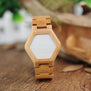 BOBO BIRD V-E03 Casual LED Digital Bamboo Watch Night Vision LED Watch Cool LED Display Clock with Unique LED Date Day