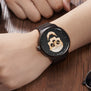 GIMTO Cool Skull Men Watch Luxury Brand Quartz Creative Clock Steel Black Military Female Male Wrist Watches relogio masculino