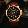 Rose Gold Wrist Watch Men 2018 Top Brand Luxury Famous Male Clock Quartz Watch Golden Wristwatch Quartz-watch Relogio Masculino