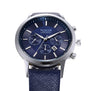 North Luxury Men Watches Waterproof Genuine Leather Fashion Casual Wristwatch Man Business Sport Clock Classic Blue Silver 6009