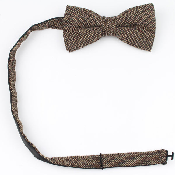 Mens Formal Wear Thick Business Bowtie Butterfly Men Dick Solid Color Wool Cravat Unisex England Style Bow Tie