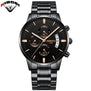 2018 NIBOSI Gold Quartz Watch Top Brand Luxury Men Watches Fashion Man Wristwatches Stainless Steel Relogio Masculino Saatler