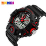 2017 New S-SHOCK resistant sports waterproof electronic LED DIGITAL Fashion army military watches men Casual wrist Watches