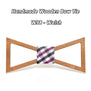 Mahoosive Brand Christmas Gift Fashion Handmade Wood Bow ties Bowtie Butterfly Gravata Ties For Men Geometric Wooden bow tie