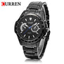 CURREN Watches Mens Quartz Fashion Casual Watch Stainless Full Steel Strap Waterproof 3ATM Wristwatch 8020 Relogio Masculino