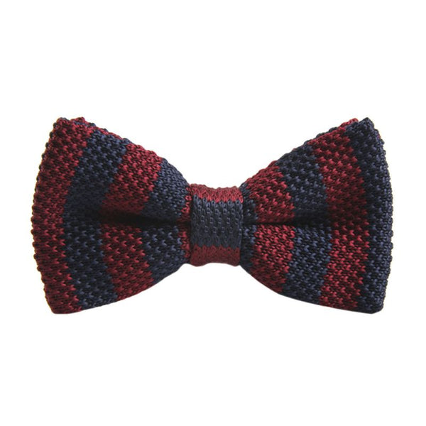 New Arrival Men's Bowtie Striped Bowtie Knit Tie Knitted Pre Tied Bow Tie Woven Bowtie Tie 20 Styles