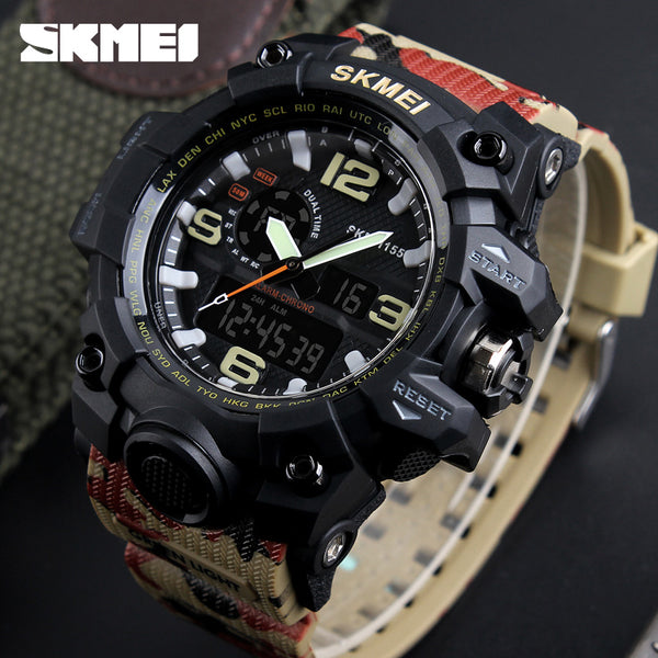 SKMEI Army Camouflage led military wrist watches men relojes digital sports watches relogio masculino esportivo s shock clock