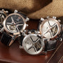 Classic Tourbillon Wrap Mens Watches Top Brand Luxury Automatic Watch Golden Case Calendar Male Clock Black Mechanical Watch