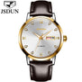 JSDUN Watch men Mechanical Watches Waterproof relogio masculino Japan Automatic Movement Date Week Leather Watches Clock saat