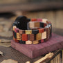 BOBO BIRD WP14-2 Wooden Watch for Men Women Colorful Wood Band Elk Deer Head Quartz Watches Luxury Unisex Gift
