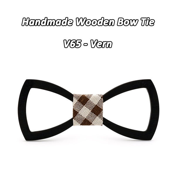 Mahoosive Wood Bow tie men Groom Marry Groomsmen Wedding Party Colorful Engraved Butterfly Cravats Mens wooden bow tie