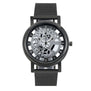 Fashion watch men Skeleton Watch Men Stainless Steel Mesh Band Quartz Wristwatch Clock Relojes Mujer Reloj Hombre dropshipping