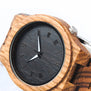 BOBO BIRD M30 Zebra Wooden Quartz Watch With Wood Band Lightweight Vintage Wooden Men Analog Luminous Pointers Watch