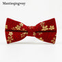 Mantieqingway Fashion Mens Wedding Floral Bowtie Formal Business Bow Tie Bowkont For Men Gravata Borboleta of Vestidos Corbatas
